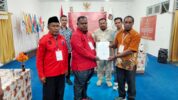 PDIP Partai Demokrasi Indonesia Perjuangan Kabupaten Kabupaten Asmat, Kamis 11 Mei 2023 mengajukan syarat bakal calon legislatif (Bacaleg) DPRD Asmat sebanyak 25 orang.