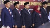 Ketua KPU-RI Hasyim Asy’ari Rabu (24/5) secara resmi melantik 101 Komisioner KPU untuk disebar ke 20 Provinsi termasuk Provinsi DOB di Tanah Papua Periode 2023-2028.