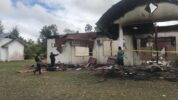 Kantor Komisi Pemilihan Umum (KPU) Distrik Dekai di Kabupaten Yahukimo, Provinsi Papua Pegunungan terbakar pada Minggu (6/8/2023) sekitar pukul 08.48WIT.