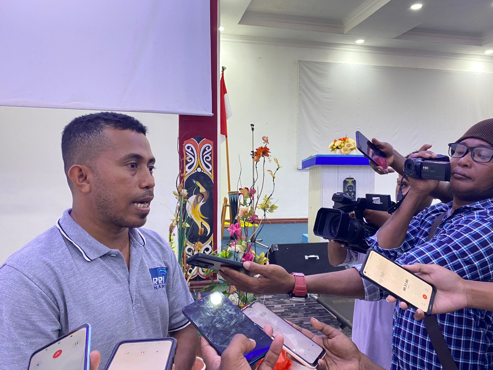 LPP RRI Nabire Gelar Aksi Sosial Donor Darah Peringati Hari Bhakti Radio ke-78 3 IMG 20230821 WA0064