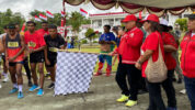 Pemkab Mimika, Papua Tengah mengadakan lomba lari maraton kategori SD-SMP dengan jarak 5KM, tingkat SMA-SMK 10KM dan kategori Umum 21KM pada Kamis (10/8/2023) pagi.