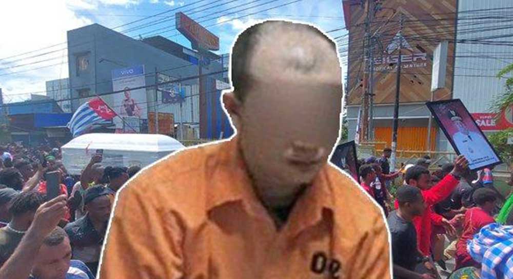 Polisi akhirnya berhasil menangkap pelaku ujaran kebencian terhadap iringan jenazah Lukas Enembe di Papua. Pelaku berinisial AB (30) tersebut