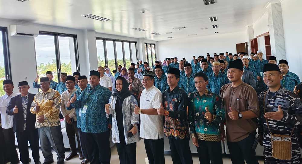 Rakerda ke 1 MUI Kabupaten Mimika periode 2023-2028 resmi dibuka oleh Bupati Mimika Eltinus Omaleng, diwakili Pj Sekda Mimika, Ida Wahyuni.