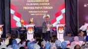 Komisi Pemilihan Umum (KPU) Papua Tengah menggelar debat terbuka pasangan calon gubernur dan calon wakil gubernur Provinsi Papua Tengah