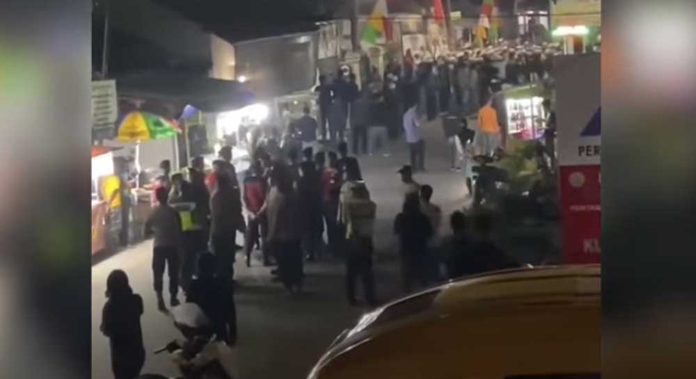 Ketegangan menyelimuti Desa Pegundan, Kecamatan Petarukan, Kabupaten Pemalang, gegara acara yang di hadiri Habib Rizieq Shihab.