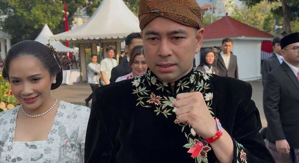 Upacara peringatan HUT ke-80 RI di Istana Merdeka, Jakarta, Minggu ada momen yang sangat spesial bagi artis dan presenter Raffi Ahmad